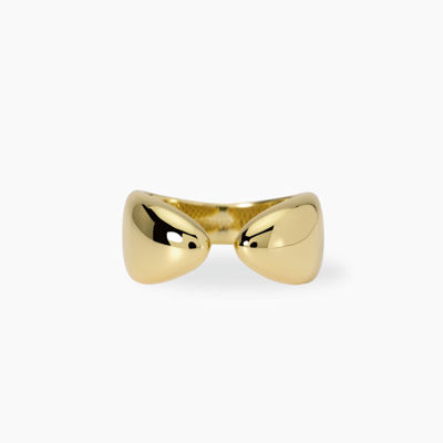 Immagine di Anello Dorato Contrariè Gioielli Mabina | 523463