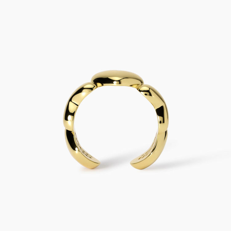 Immagine di Anello Dorato Con Cuori Gioielli Mabina | 523467
