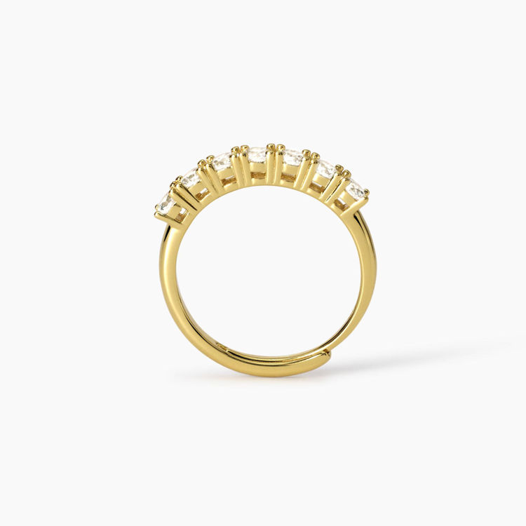 Immagine di Anello Veretta Dorato Gioielli Mabina | 523458