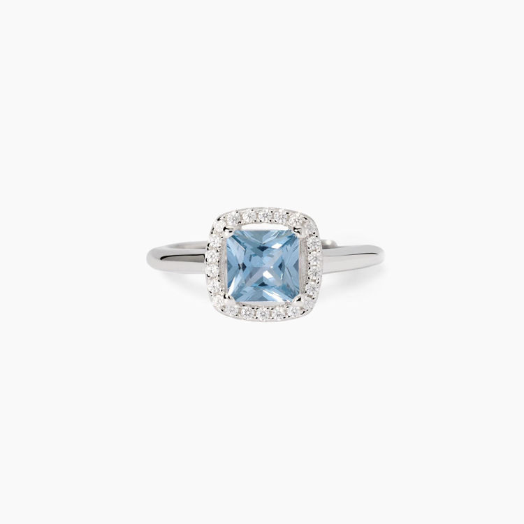 Immagine di Anello Regolabile Con Acquamarina Gioielli Mabina | 523450