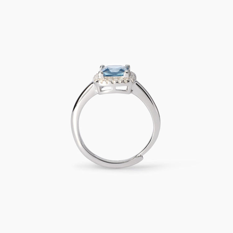 Immagine di Anello Regolabile Con Acquamarina Gioielli Mabina | 523450