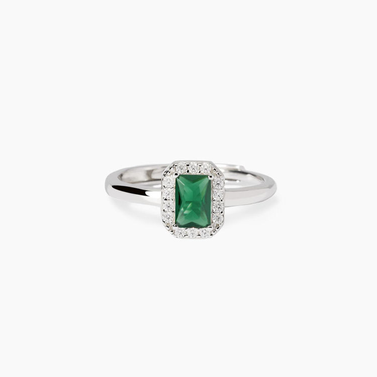 Immagine di Anello Regolabile Con Smeraldo Gioielli Mabina | 523451