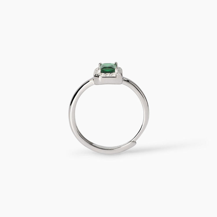 Immagine di Anello Regolabile Con Smeraldo Gioielli Mabina | 523451