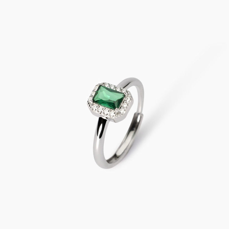 Immagine di Anello Regolabile Con Smeraldo Gioielli Mabina | 523451