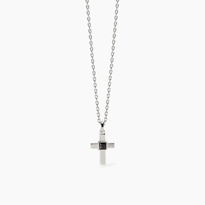 Immagine di Collana Uomo Con Croce Gioielli Mabina | 553765