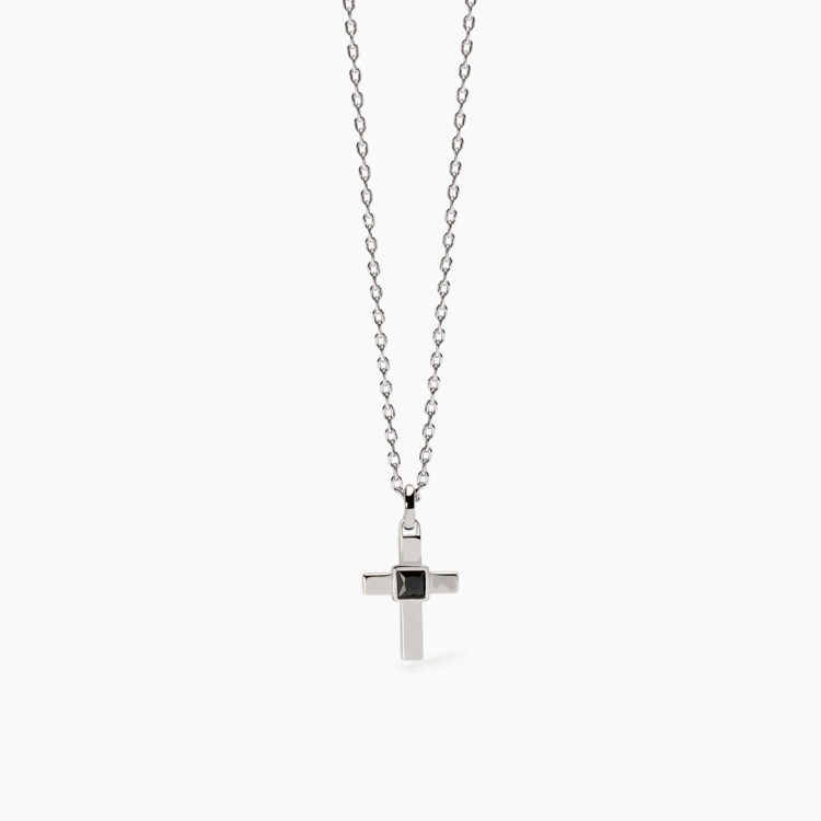 Immagine di Collana Uomo Con Croce Gioielli Mabina | 553765
