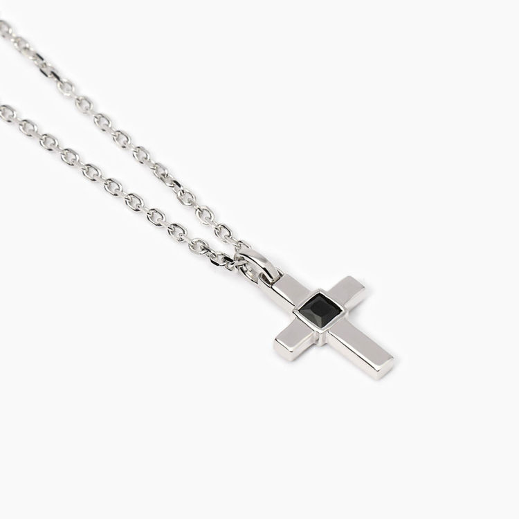 Immagine di Collana Uomo Con Croce Gioielli Mabina | 553765