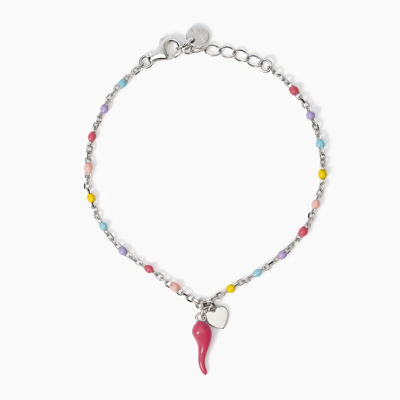 Immagine di Bracciale Bambina Multicolor Con Cornetto Gioielli Mabina | 534047