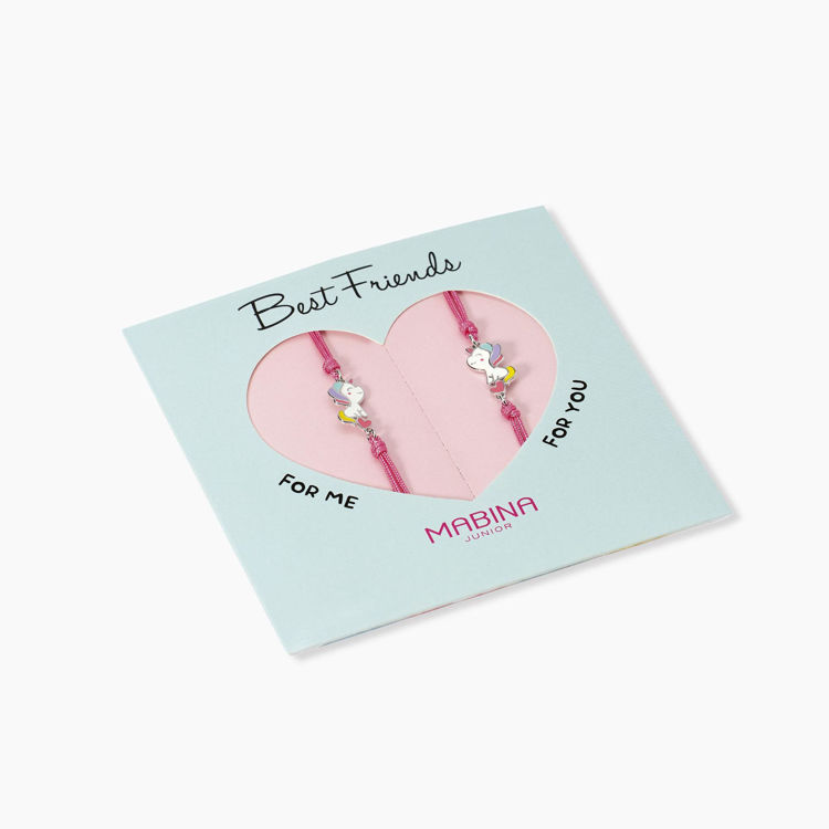 Immagine di Set 2 Bracciali Bambina Amicizia Gioielli Mabina | 534050