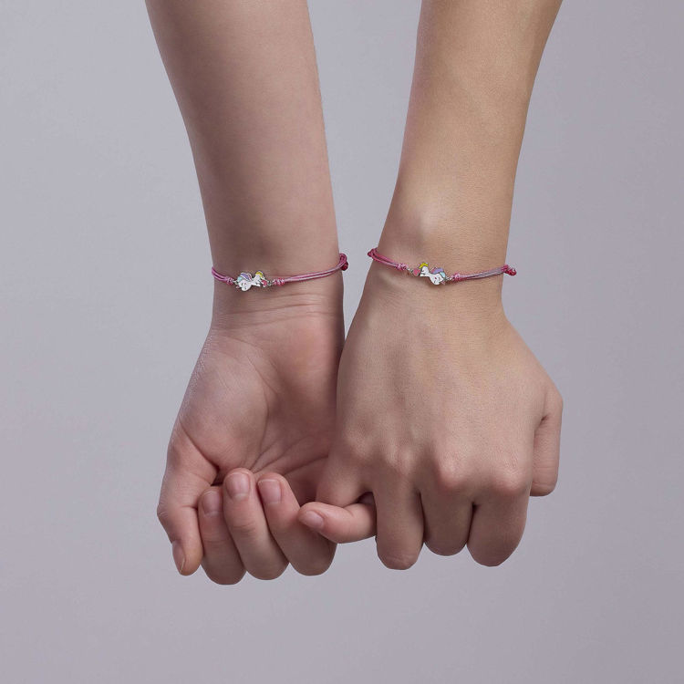 Immagine di Set 2 Bracciali Bambina Amicizia Gioielli Mabina | 534050