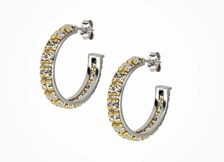 Immagine di Orecchini Infinity Round Hoop Desmos | 00002367