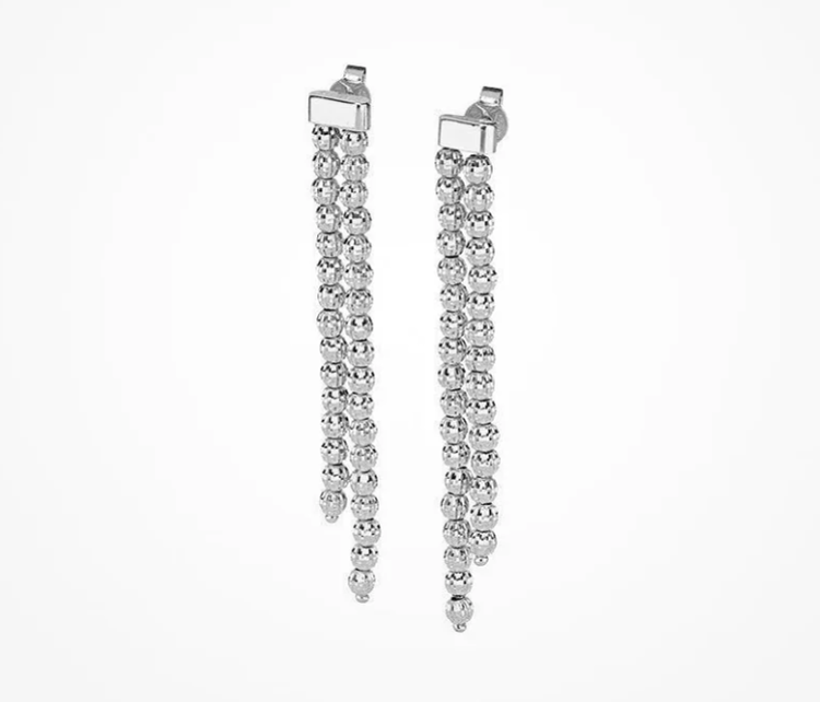 Immagine di Orecchini Crystal Drop Doppio Filo Desmos | 00002106