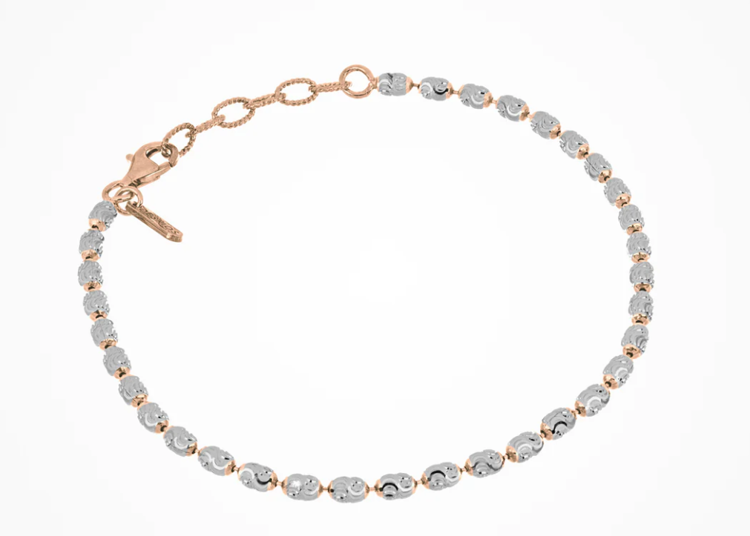 Immagine di Bracciale Rice Placcato Oro Rosa E Rodio Desmos | 00001226