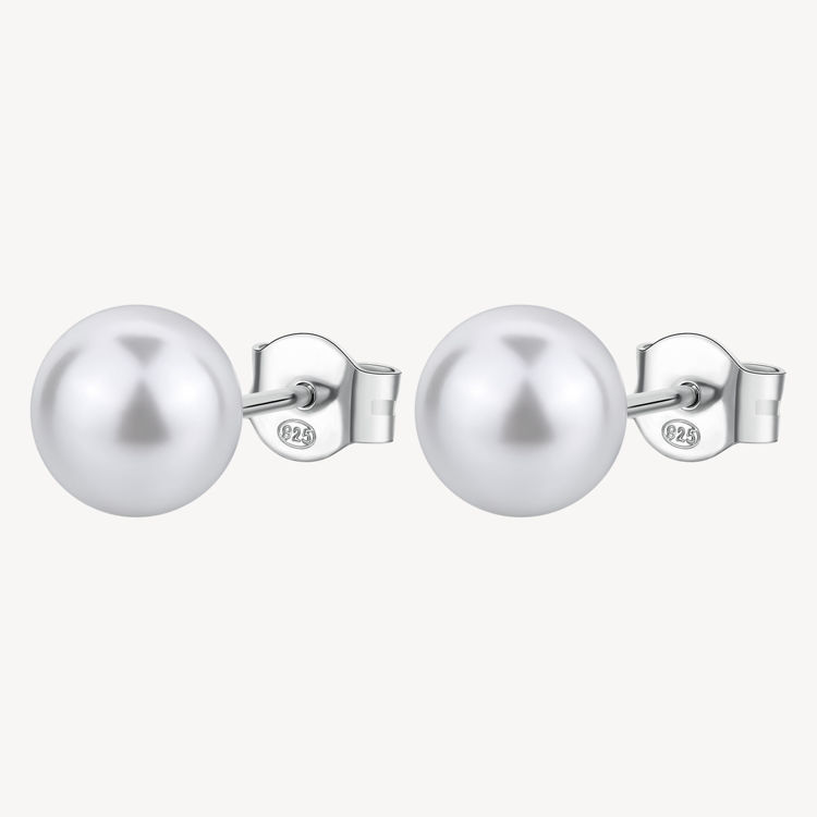 Immagine di Orecchini A Lobo Con Perla 8mm Infinite White Gioielli Brosway Fancy | FIW143