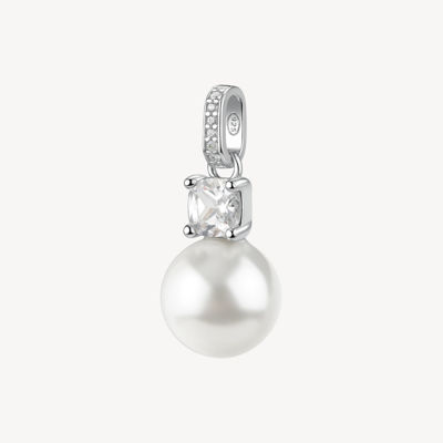 Immagine di Charm Con Perla E Zircone Infinite White Gioielli Brosway Fancy | FIW132