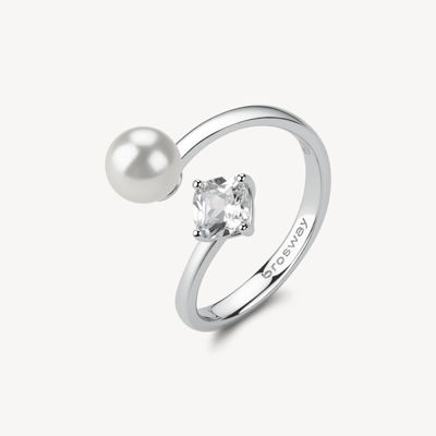 Immagine di Anello Con Perla E Zircone Gioielli Brosway Fancy | FIW147