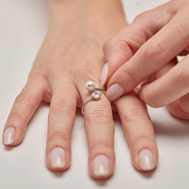 Immagine di Anello Con Perla E Zircone Gioielli Brosway Fancy | FIW147