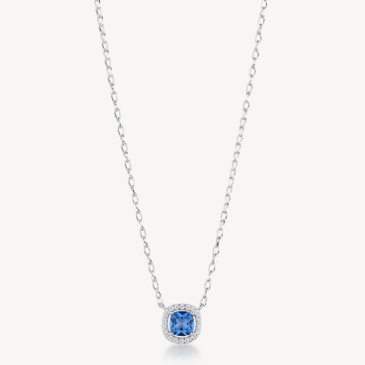 Immagine di Collana Con Zirconi Bianchi E Freedom Blue Gioielli Brosway Fancy | FFB125
