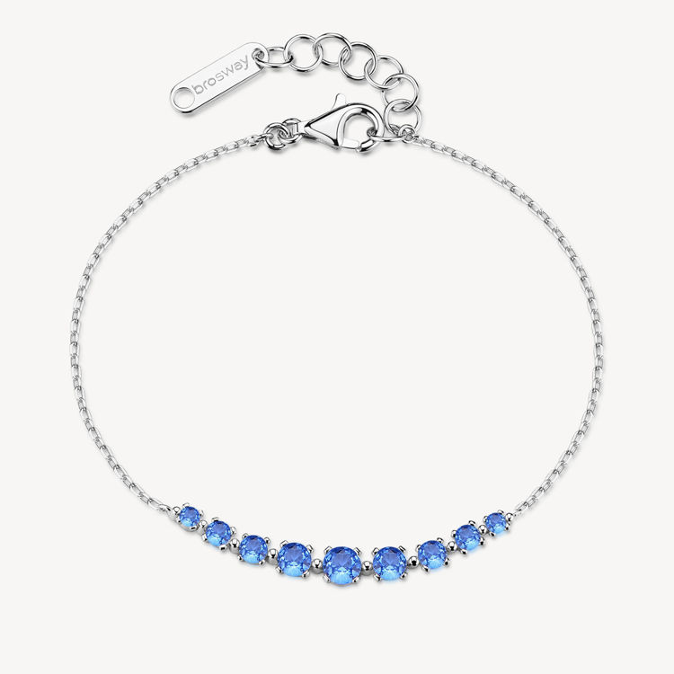 Immagine di Bracciale Con Zirconi Freedom Blue Gioielli Brosway Fancy | FFB121