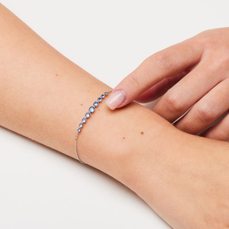 Immagine di Bracciale Con Zirconi Freedom Blue Gioielli Brosway Fancy | FFB121