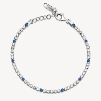 Immagine di Bracciale Con Zirconi Bianchi E Freedom Blue Gioielli Brosway Fancy | FFB118