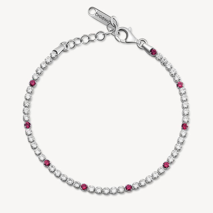Immagine di Bracciale Con Zirconi Bianchi E Passion Ruby Gioielli Brosway Fancy | FPR131