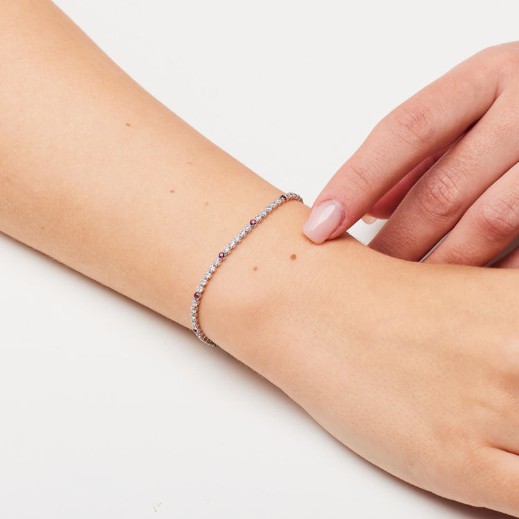Immagine di Bracciale Con Zirconi Bianchi E Passion Ruby Gioielli Brosway Fancy | FPR131
