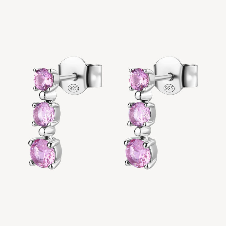 Immagine di Orecchini Con Zirconi Vibrant Pink Gioielli Brosway Fancy | FVP119