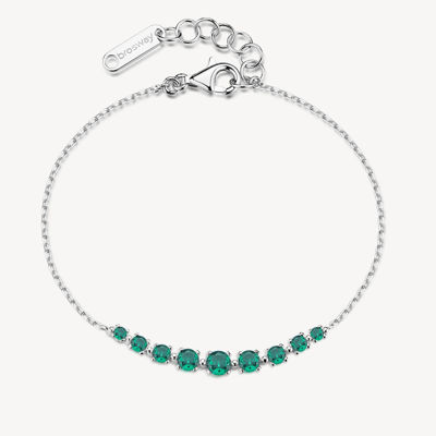 Immagine di Bracciale Con Zirconi Life Green Gioielli Brosway Fancy | FLG132