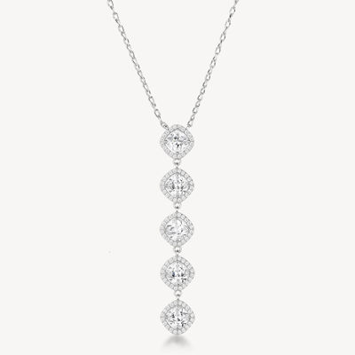 Immagine di Collana Con Pendente Zirconi Infinite White Gioielli Brosway Fancy | FIW156