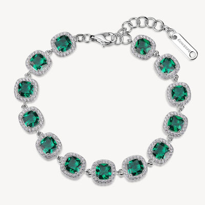 Immagine di Bracciale Con Zirconi Bianchi E Life Green Gioielli Brosway Fancy | FLG140