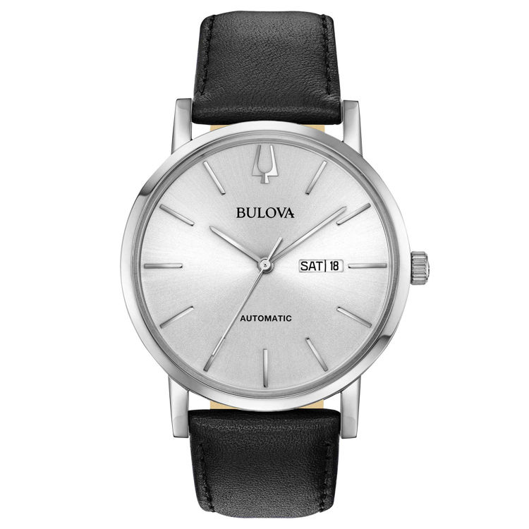Immagine di Orologio Uomo Clipper Automatic Cinturino In Pelle Bulova | 96C130