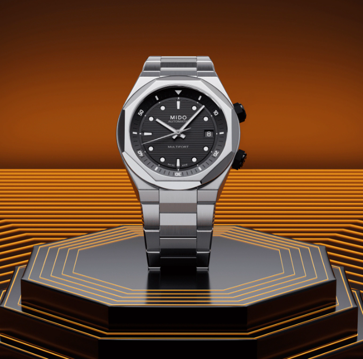 Immagine di Orologio Uomo Mido Multifort 8 Two Crowns | M047.507.11.051.00
