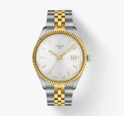 Immagine di Orologio Uomo Tissot Ballade 40mm Con Trattamento Pvd Oro | T156.410.22.031.00