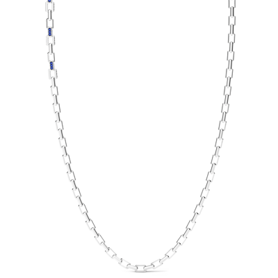 Immagine di Collana Uomo In Argento Con Pietre Naturali Blu Gioielli Zancan | ESC196-BL