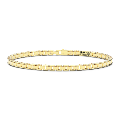 Immagine di Bracciale Uomo Solo Maglia In Oro Giallo 18 kt Zancan | UB015G-20