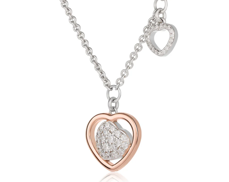 Immagine di Collana Trilogia Con Cuore Charm Traforato Roberto Giannotti | GIA455
