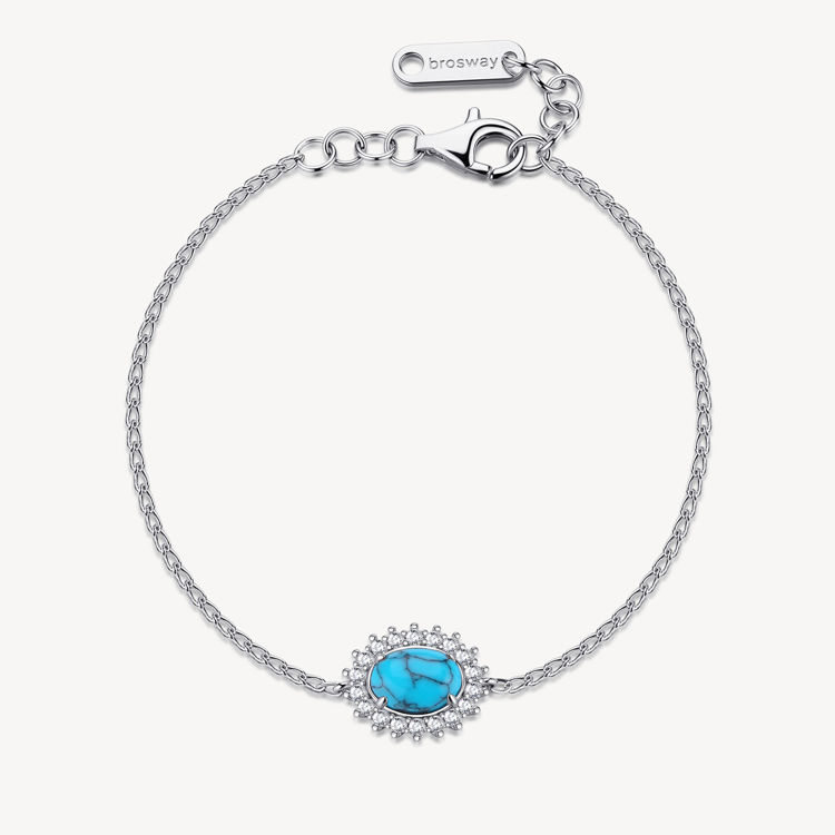 Immagine di Bracciale Con Turchese E Zirconi Gioielli Brosway Fancy | FCL122