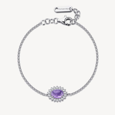 Immagine di Bracciale Con Ametista E Zirconi Gioielli Brosway Fancy | FMP128