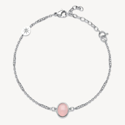 Immagine di Bracciale Acciaio Con Quarzo Rosa Essential Brosway | BNL141