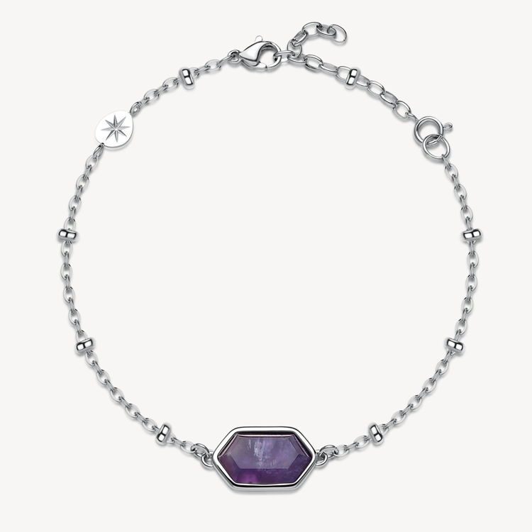Immagine di Bracciale Acciaio Con Ametista Essential Brosway | BNL137