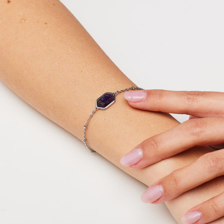 Immagine di Bracciale Acciaio Con Ametista Essential Brosway | BNL137