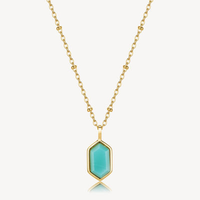 Immagine di Collana Essential Pendente Con Amazzonite In Acciaio Brosway | BNL128
