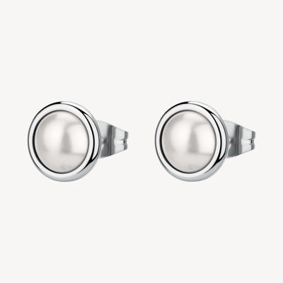 Immagine di Orecchini A Lobo In Acciaio Con Perla Di Conchiglia Essential Brosway | BNL148