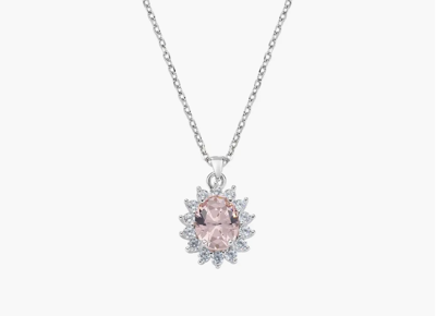 Immagine di Collana Royal Lady Dorata Con Morganite Amen | CLLDGBBMO
