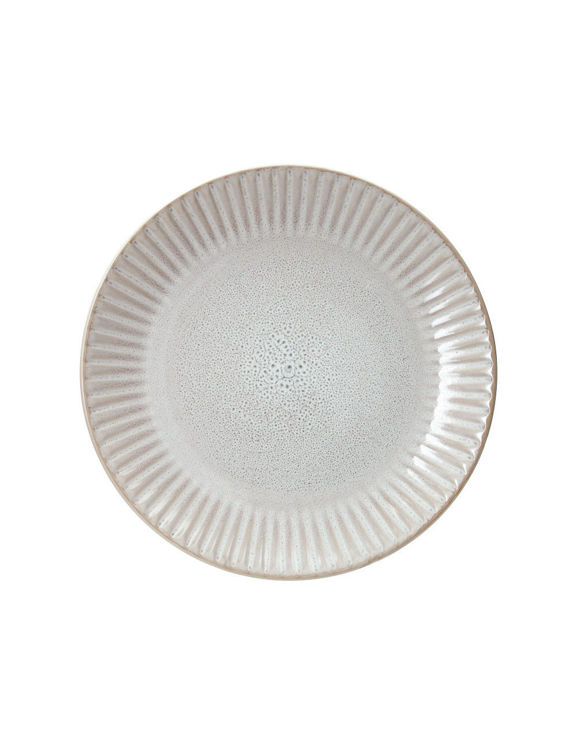 Immagine di Piatto Piano Melange Avorio Stoneware Brandani | 51680