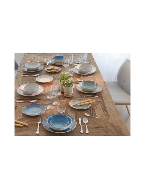 Immagine di Piatto Piano Melange Avorio Stoneware Brandani | 51680