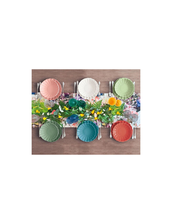 Immagine di Piatto Fondo Calipso Arancione Stoneware Brandani | 51452