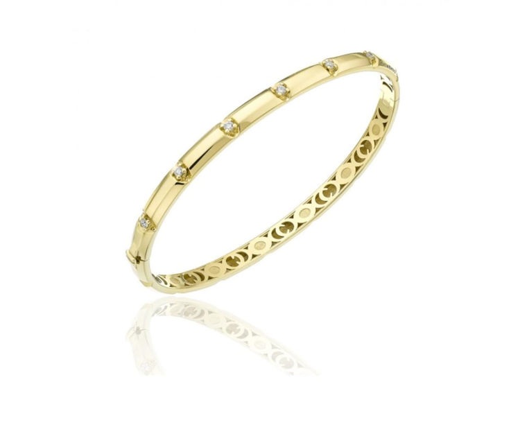 Immagine di Bracciale In Oro Giallo E Diamanti Chocolat Chimento | 1B09622B71180