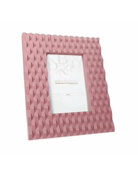 Immagine di Portafoto Glam Pink Poliresina Interno 10x15 Brandani | 51346